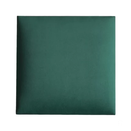 Nástenný čalúnený panel štvorec 30x30 - Smaragdovo zelená
