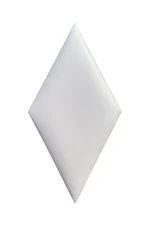 Nástenný čalúnený panel 35x35 diamant kosoštvorec Zamat - Biela