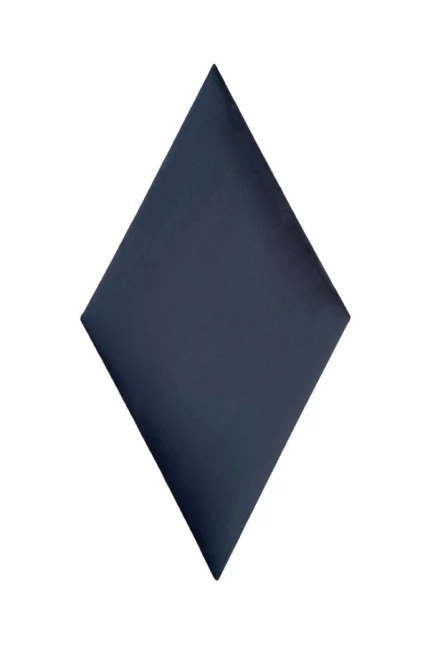 Nástenný čalúnený panel 35x35 diamant kosoštvorec - Čierna