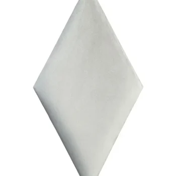 Nástenný čalúnený panel 35x35 diamant kosoštvorec Zamat - Sivá lesklá