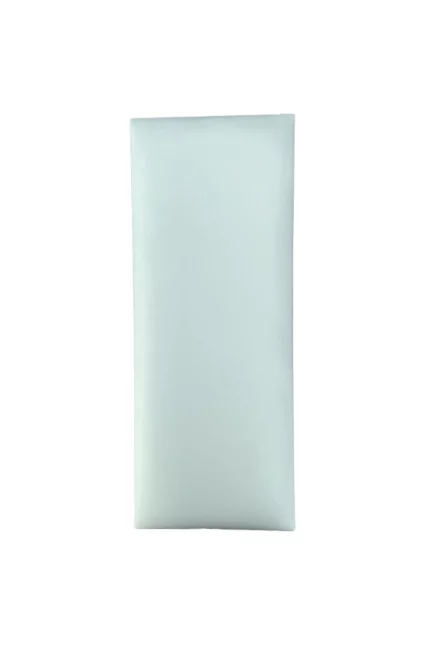 Nástenný čalúnený kožený panel 60x30 Obdĺžnik - Biela koža