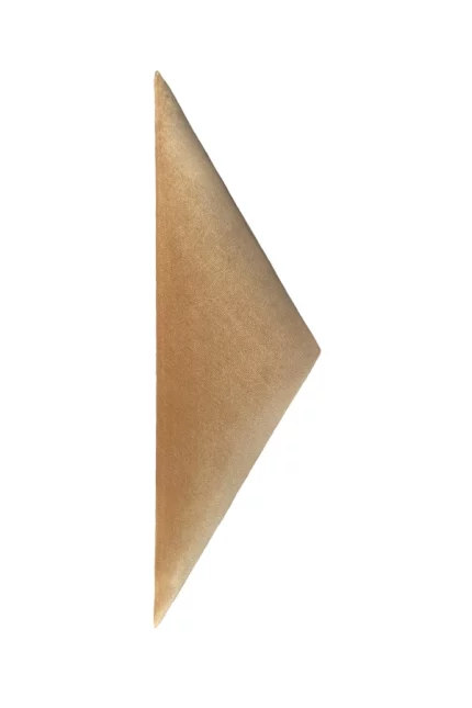 Nástenný čalúnený panel 60x18 trojuholník - Horčicová