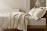 Detské mušelínové obliečky Dream svetlobéžová – detail látky
