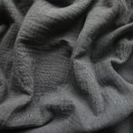 Mušelínové obliečky Tmavosivá – detail látky