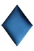 Nástenný čalúnený panel kosoštvorec diamant 33x33 - Modrá lesklá